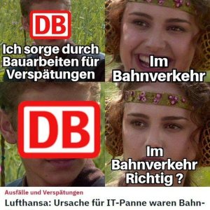 Die Bahn besiegt sie alle.