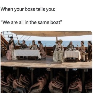 Wir sitzen alle in einem Boot