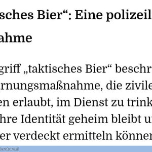 Zeit für eine polizeiliche Maßnahme