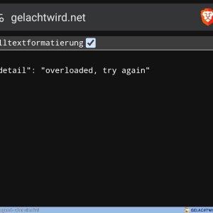 gebastelt wird net