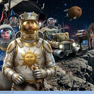 Astronauten der Kokosnuss