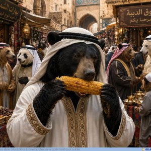 Freundlicher AraBEr gönnt sich