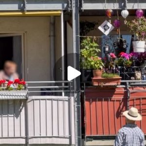 Neutrale Stimmung in der Siedlung