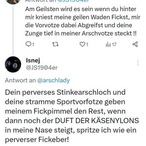 Die Wadne mag er am liebsten.