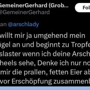 Wie ein Kieslaster tropft ihr net?