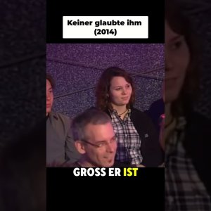 Damals haben sie noch gelacht...