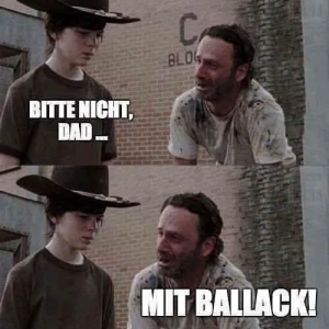 Füße hoch