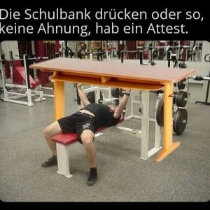 Bankdrücken?