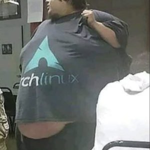 Arch User nach erfolgreicher Diät