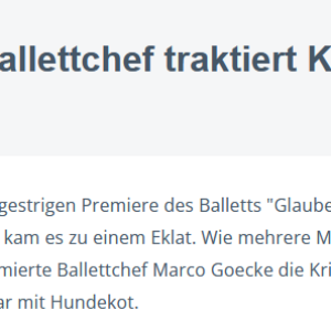 Ich wäre nicht so ruhig geblieben