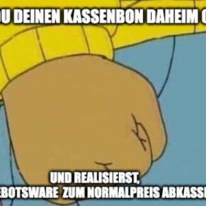 Könnte ich jedes Mal ausrasten