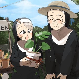 Gärtnernonne