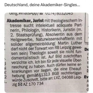 Endlich mal normale Leute