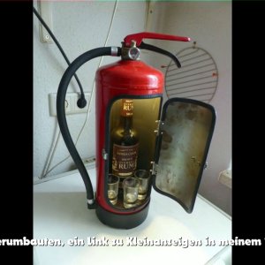 Feuerlöscher-Dekoration