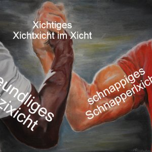 Amüsanter und kreativer Bildscherz