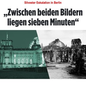 Die Nachrichten am 1.1. dann