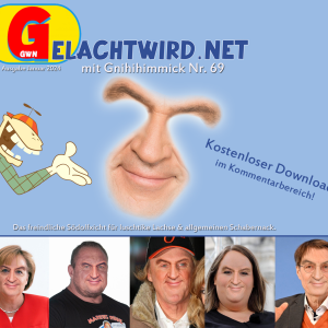 Gelachtwird.net Ausgabe Januar 2024 - MIT GIMMICK [Download]!
