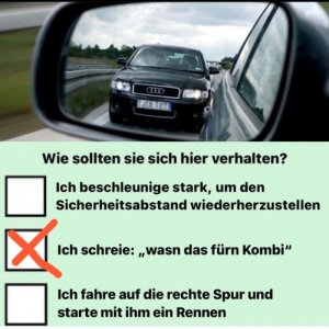 Der geht ja ab wie Sau