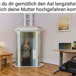 Wie se grinst