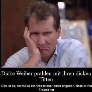 Weil die so fett sind