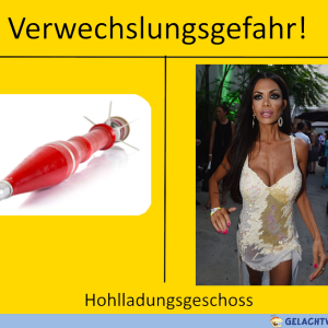 Vorsicht, könnte man verw....usw.