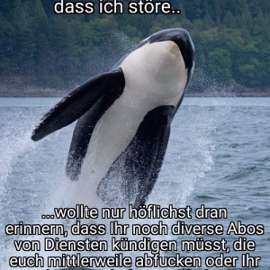 Danke Abokündigungerinnerungswal