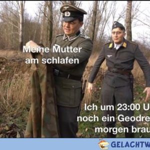 Das gab vielleicht Anschiss