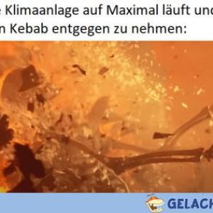 Als ob man gegen ne Wand läuft