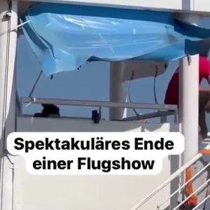 Flugshow mit Happy End