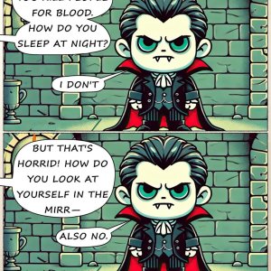 Sad life of vampire