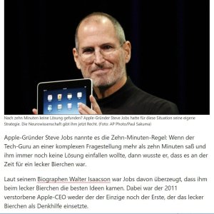 Die sogenannte Jobs-Methode