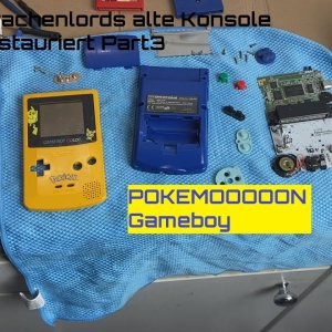 Gameboy Poggemon rainigen
