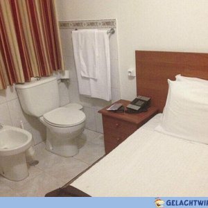 Sogar mit Bidet