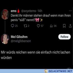 Mel dreht wieder komplett frei