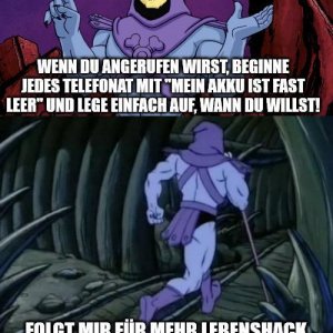 Mach ich immer so