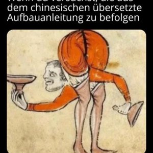 So muss es irgendwie gehen