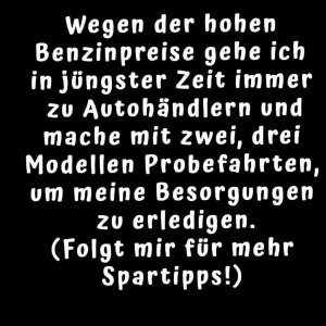 Neuester Spartipp