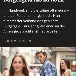 Verdammtes Bürgergeld!