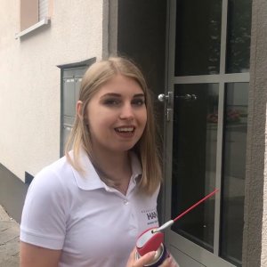 Leonie weiß, dass man manchmal nachhelfen muss
