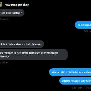 Wer von Euch war das wieder?