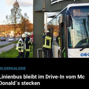 Busfahrer haben auch Hunger