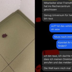 Ins Rechenzentrum geschissen