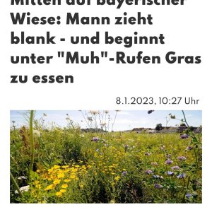 Der Freistaat Bayern in seiner vollsten Blüte...