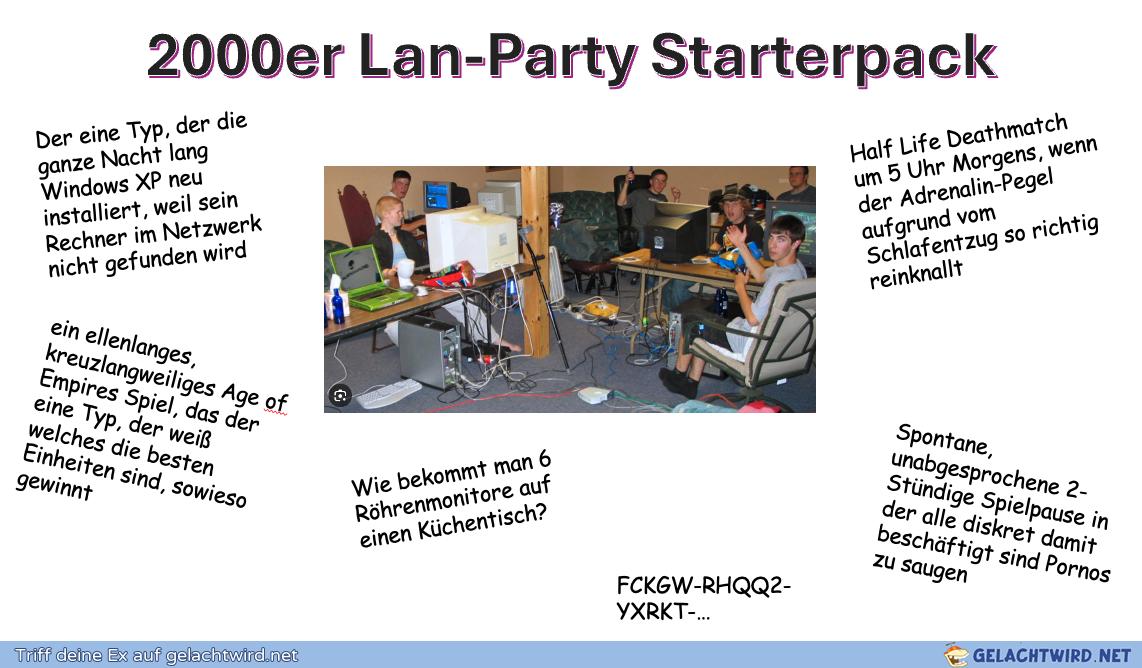 2000er Landparty Starterpack
