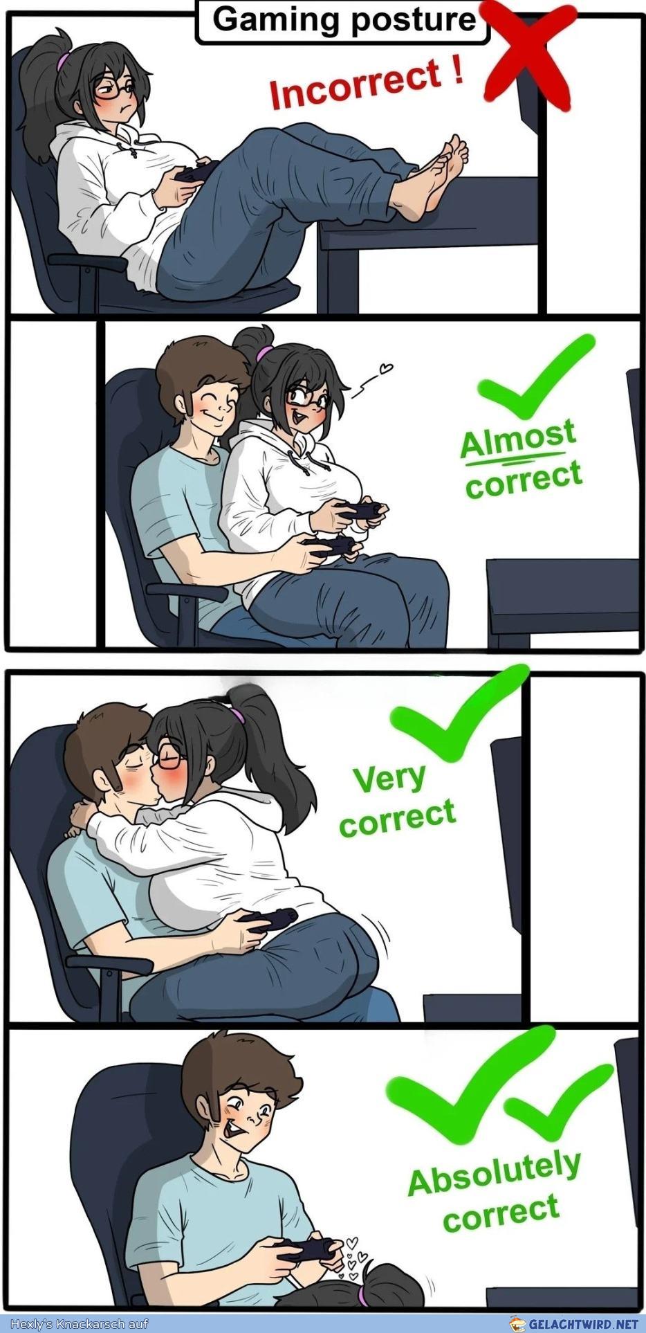Gaming posture