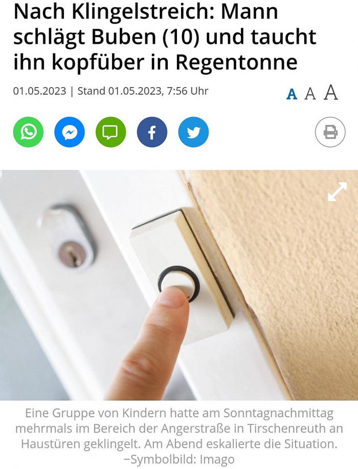 Geht aber auch zu weit oder?
