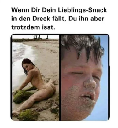 Ich liebe Sandkuchen