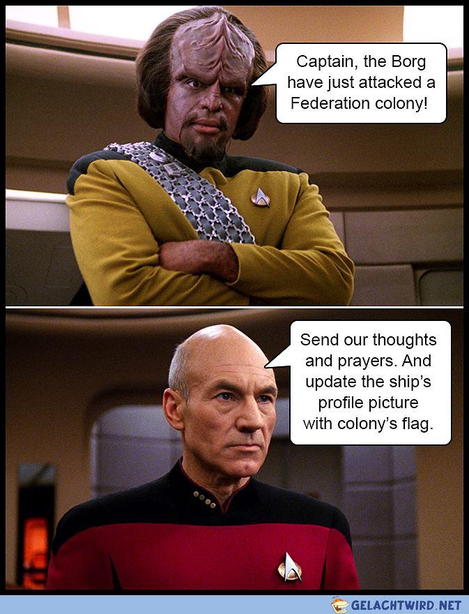 Meanwhile On Star Trek