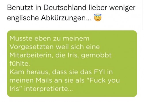 Scheiß auf Iris